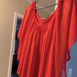 Womens plus size poncho blouses